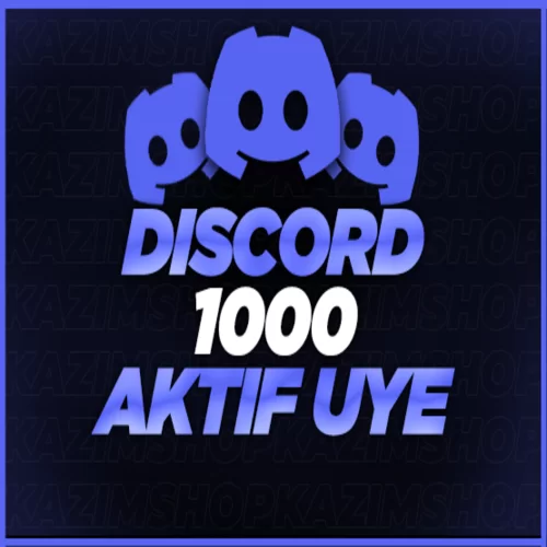  DİSCORD 724 AKTİF 1.000 ÜYE  RESİMLİ